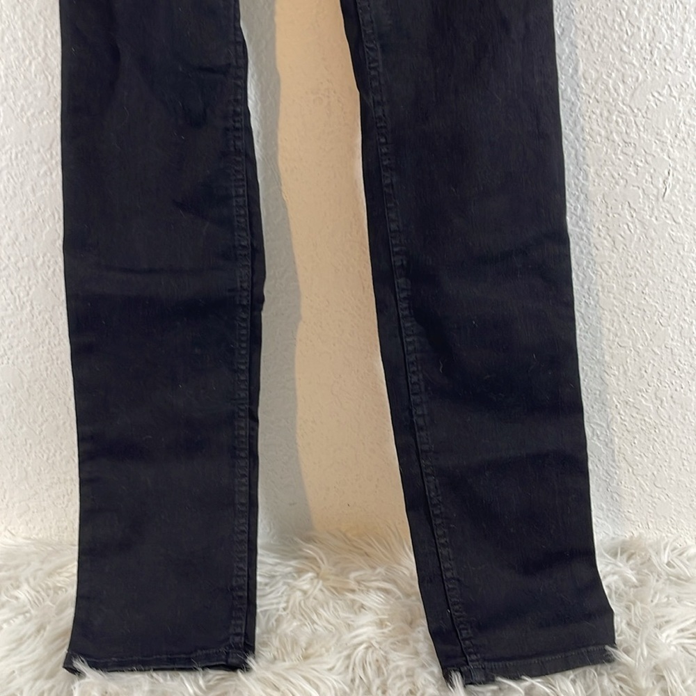 HOLLISTER Skinny Black Denim Jeans With Pockets Size 3R NEW - Picture 4 of 11